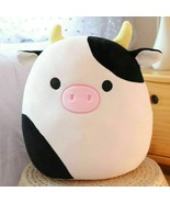 Cute Cartoon Cow Plush Pillow Kawaii Color Cow Cotton Stuffed Cushion To... - £20.67 GBP
