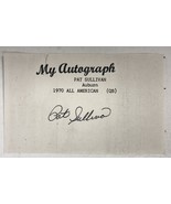 Pat Sullivan Signed Autographed 3x5 Index Card - 1971 Heisman Winner - £78.44 GBP