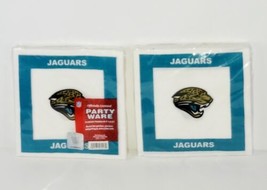 2 Pks Jacksonville Jaguars NFL Football Sports Banquet Party Ware Paper Napkins - £11.03 GBP