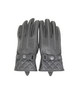 Women&#39;s Premium Waxed Leather Motorcycle Gloves with White stitching - $830.21 MXN+