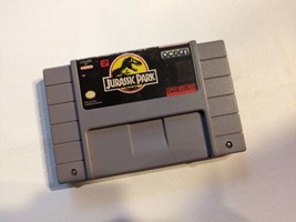 Jurassic Park super nintendo Snes Original Spiel Patrone Aktiv - £14.70 GBP