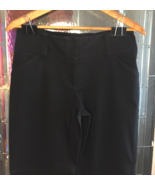 INC International Concepts size 8 Black  Straight Leg Slim Fit Pants 32 ... - $26.82 CAD