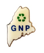 1990s Maine Gross National Products Pin Enamel Filled Vintage GNP 2 F6E - $19.99