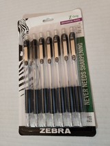 ZEBRA Z-Grip Mechanical Pencil, 0.7mm Tip, #2 Black/Clear, 7 Pack Lead P... - $8.71