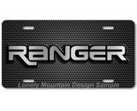 Ford Ranger Inspired Art Gray on Grill FLAT Aluminum Novelty License Tag... - £14.36 GBP