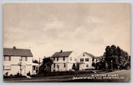 Myerstown PA North College Street Showing Houses Pennsylvania Postcard C48 - $9.95