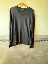 Theory Men&#39;s Black Cashmere Blend Long Sleeve T-shirt SZ L EUC - £60.39 GBP