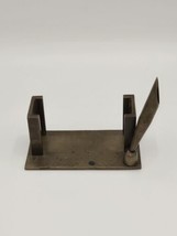 Brass Business Card &amp; Pen Holder Vintage - £29.92 GBP