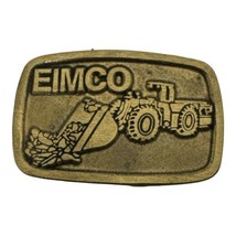 EIMCO BELT BUCKLE BRASS BY DYNA BUCKLE CO Solid Brass Vintage - £19.11 GBP