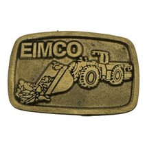 EIMCO BELT BUCKLE BRASS BY DYNA BUCKLE CO Solid Brass Vintage - $24.31