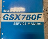 1999 2002 2005 Suzuki GSX750F Servizio Shop Riparazione Manuale 99500-37... - $44.99