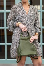 Olivia Asymetrical Backpack | Trendy, Modern Style in Pebbled Italian Le... - $146.00