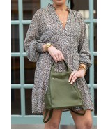 Olivia Asymetrical Backpack | Trendy, Modern Style in Pebbled Italian Le... - $146.00