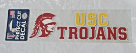 NCAA USC Trojans Perfect Cut Decals Logo on 3&quot;x10&quot; by WinCraft - £7.98 GBP