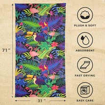 Beach Towels - Large Summer Vacation or Spring Break Beach Towel 31&quot;x71&quot; - Touca - £14.56 GBP