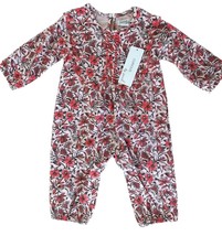 Curious by Peek One Piece Romper Baby Girl’s Size 12M 100% Cotton Bodysuit - £11.89 GBP