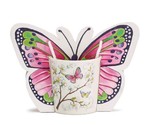 Spring Dogwood Butterflies Porcelain Mug by Burton and Burton   - £12.65 GBP