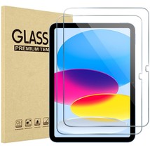 ProCase 2 Pack iPad 10.9 10th Generation 2022 Screen Protector A2696/A2757/A2777 - £11.18 GBP