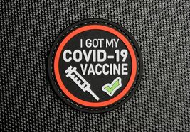 I Got My Vaccine PVC Morale Patch Vaxed Vaccinated Security Public Worke... - $9.50