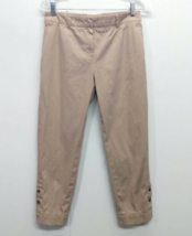 Escada Womens 36 (US 6) Tan Khaki Ankle Pant Trouser - $19.34