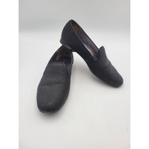 Donald J. Pliner Hazel Slip On Loafer Shoes Womens Black Embellished Sue... - $34.99