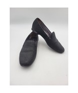 Donald J. Pliner Hazel Slip On Loafer Shoes Womens Black Embellished Suede 7.5M - $34.99