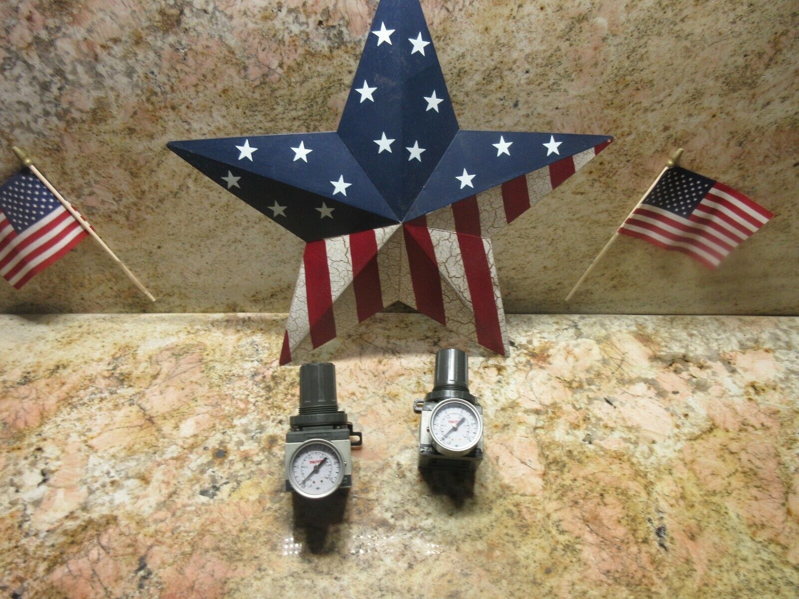 TAIYO AIR FILTER REGULATOR ERV-10 W/ PRESSURE GAUGE 47-10YT SHIZUOKA B-3... - $58.22