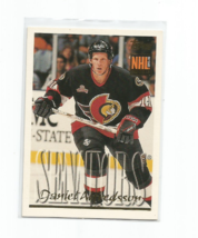 Daniel Alfredsson (Ottawa Senators) 1995-96 Topps Nhl Rookie Card #369 - £7.52 GBP
