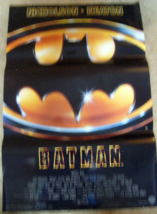 TIM BURTON :MICHAEL KEATON,JACK NICHOLSON (BATMAN) ORIG,1989 TEASER POSTER - £93.23 GBP
