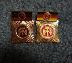 Two (2) Nice Vintage East Germany DDR (GDR) Medals Collectible Great Shape! - £15.72 GBP