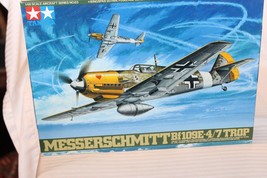 1/48 Scale Tamiya, Messerschmitt BF109E-4 Airplane Model Kit, #61063 BN ... - $70.00