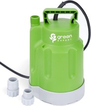 Green Expert 1/4Hp Submersible Utility Pump 1800Gph High Flow For Quick ... - £61.31 GBP