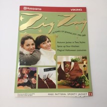 Zig Zag Magazine Husqvarna Vol 23 Burda Pattern Included Sewing - £9.32 GBP