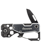 Kraken Tools 10 in 1 Stainless Steel EDC Multi Tool with Carabiner - $14.99