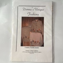 Donnas Unique Fashions DUFPFC032 Country Garden Jacket Pattern Sewing Craft - $7.87