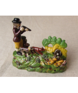 Vintage Reproduction Staffordshire Boar Hunting Scene Figurine - €46,64 EUR