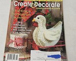 Create &amp; Decorate Magazine July/August 2012 Country Primitive Crafts - $14.98