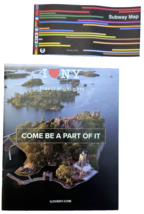 I ❤ New York Travel Guide 2024 Brochure + New York City Subway Train map - £3.41 GBP