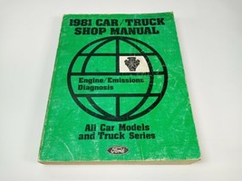 1981 Car Shop Manual Engine Emissions Diagnosis All Ford Car Truck Series - $8.99