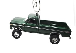 1979 Ford F-350 Pickup Truck Green Christmas Ornament - £28.75 GBP