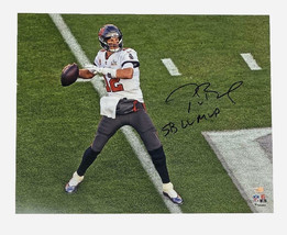 Tom Brady Autographed &quot;Sb Lv Mvp&quot; Super Bowl Action 16 X 20 Photograph Fanatics - £2,524.56 GBP