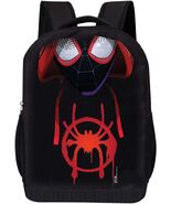 Marvel Spiderman Backpack Laptop Compartment Travel Bag 18&quot; Black - $547.69 MXN