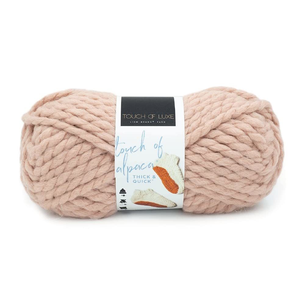 Primary image for Lion Brand Yarn Touch of Alpaca Thick & Quick Yarn for Knitting, Crocheting, and