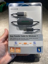 Belkin Easy Transfer Cable for Windows 7 USB 2.0 8ft 2.4m PC Adapter - Sealed - £9.56 GBP