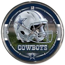 Dallas Cowboys Chrome Clock - NFL - $576.31 MXN