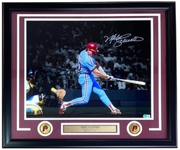 Mike Schmidt Signed Framed 16x20 Philadelphia Phillies Spotlight Photo BAS - £208.69 GBP