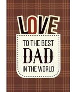 Love To The Best Dad In The World - Father&#39;s Day Greeting Card - 24049 - €2,37 EUR