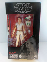 NEW Star Wars The Black Series Rey &amp; D-0 Figure 91 Mint in Package MIP In Hand - £31.60 GBP