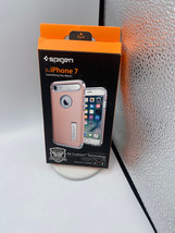 Spigen Slim Armor Case for Apple iPhone SE 2nd &amp; 3rd Gen/ 8/7/6s - Rose ... - $3.00