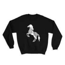 Horse Mandala Print : Gift Sweatshirt For Best Friend Birthday Feminine Trends F - £22.87 GBP